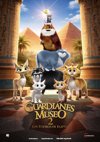 “Guardianes del Museo 2: Los Tesoros de Egipto” es una aventura felina llena de entretenimiento familiar de principio a fin. Colorida, dinámica y llena de humor.